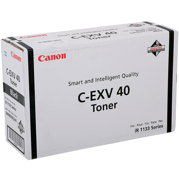 

Картридж лазерный Canon C-EXV40/3480B006, черный, 6000 страниц, оригинальный для Canon imageRUNNER 1133 series, C-EXV40