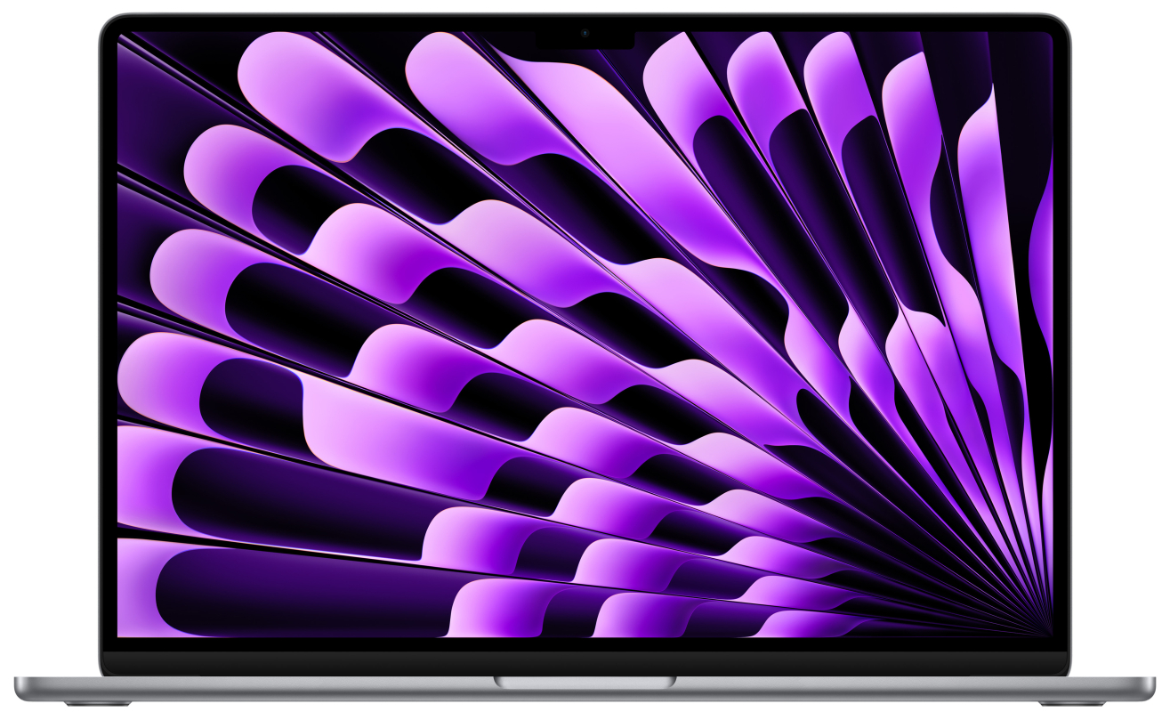 

Ноутбук Apple MacBook Air A3114 15.3" 2880x1864, Apple M3, 8Gb RAM, 256Gb SSD, MacOS, серый космос (MRYM3JA/A), A3114