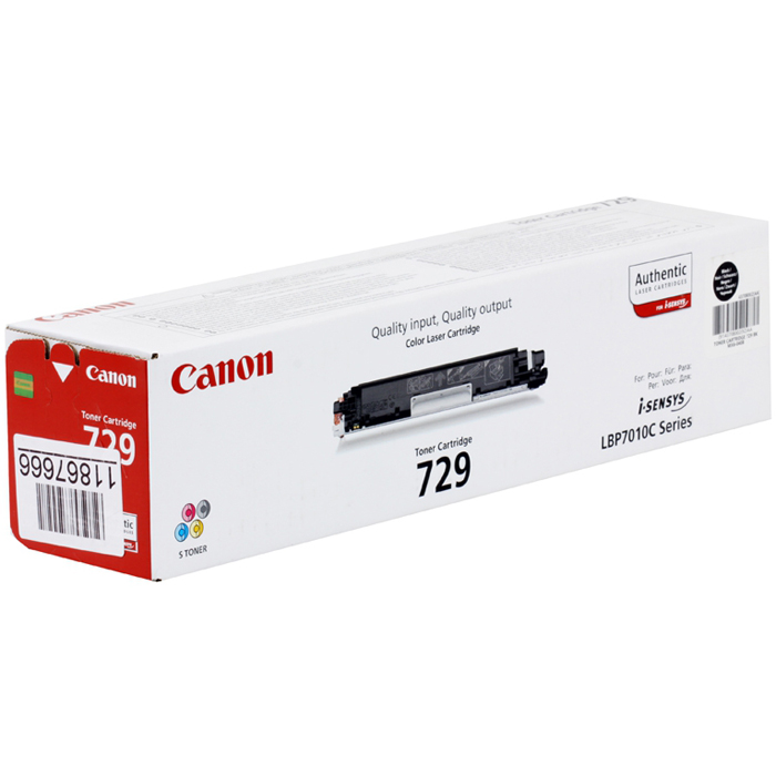 Картридж лазерный Canon 729BK/4370B002, черный