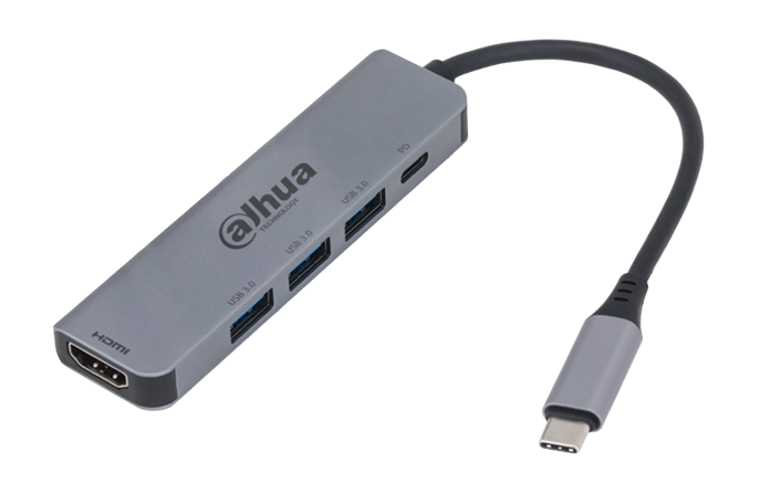 Адаптер Dahua DH-TC35 3840x2160 4K USB Type-C серый DH-TC35 1750₽