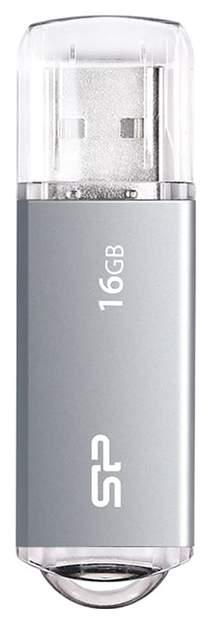 

Флешка 16Gb USB 2.0 Silicon Power Ultima II SP016GBUF2M01V1TB6, серый (SP016GBUF2M01V1TB6), SP016GBUF2M01V1TB6