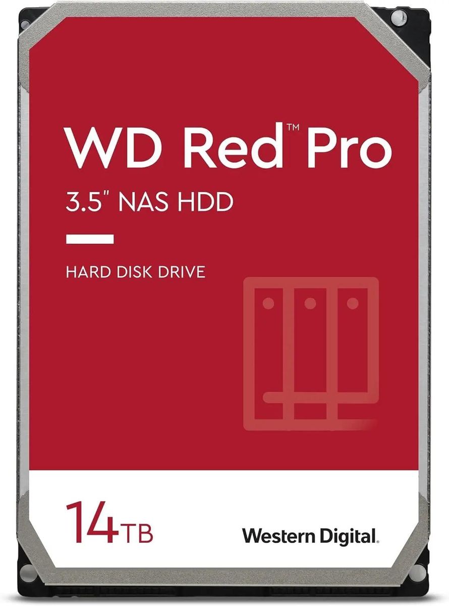 

Жесткий диск (HDD) Western Digital 14Tb Red Pro, 3.5", 7200rpm, SATA3 (WD142KFGX)