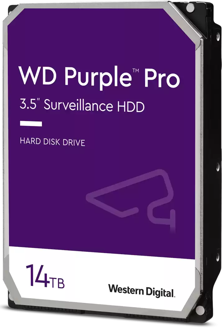 Жесткий диск (HDD) Western Digital 14Tb Purple Pro, 3.5", 7200rpm