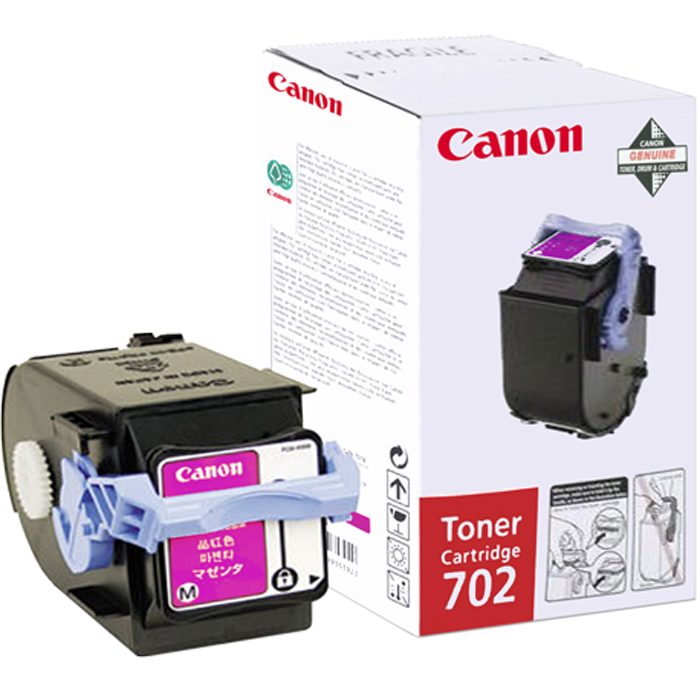 

Картридж лазерный Canon 702M/9643A004, пурпурный, 6000 страниц, оригинальный, для Canon LBP-5960 / 5970 / 5975, 702M