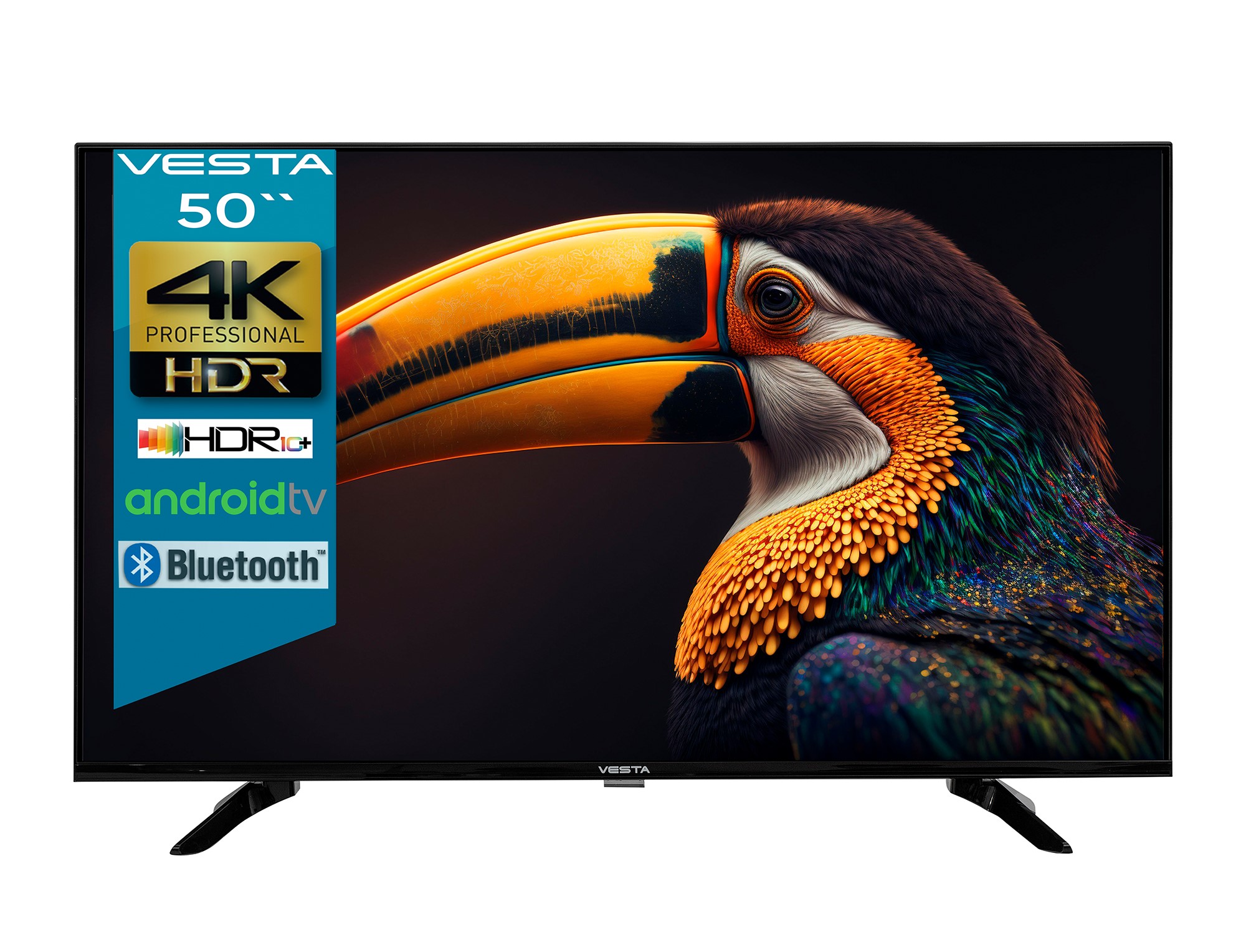 

Телевизор 50" Vesta 50V3500, 3840x2160, DVB-T /T2 /C, HDMIx3, USBx2, WiFi, Smart TV, черный (50V3500), 50V3500