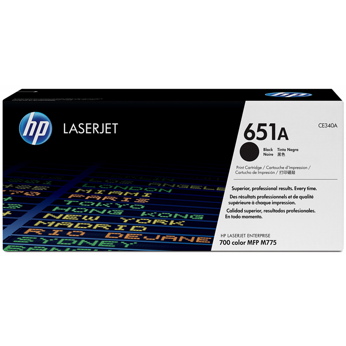

Картридж лазерный HP 651A/CE340A, черный, 13500 страниц, оригинальный для LaserJet Enterprise 700 M775, 651A