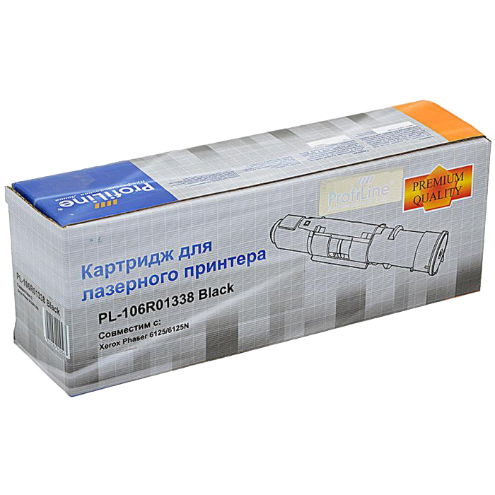 

Картридж лазерный ProfiLine PL-106R01338 (106R01338), черный, 2000 страниц, совместимый для Xerox Phaser 6125/6125N Black