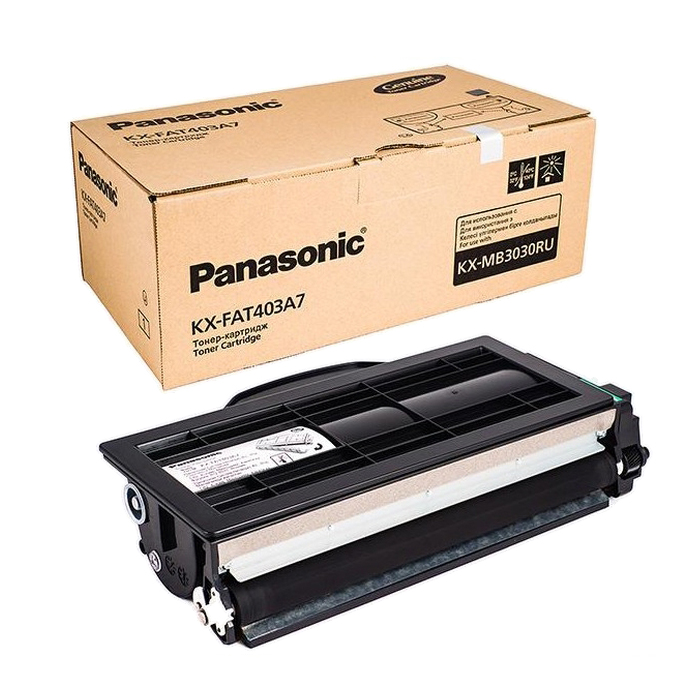 

Картридж лазерный Panasonic KX-FAT403A7, черный, 8000 страниц, оригинальный, для Panasonic KX-MB3030RU, KX-FAT403A7