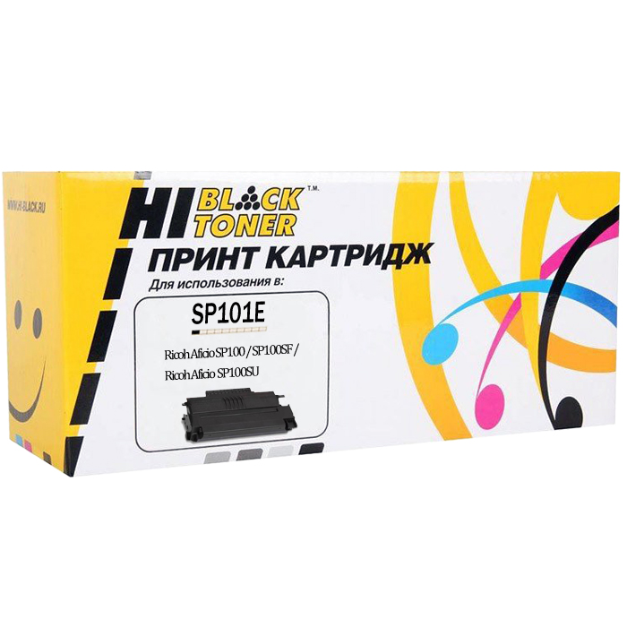 

Картридж лазерный Hi-Black HB-SP101E (SP101E), черный, 2000 страниц, совместимый, для Ricoh Aficio SP100 / SP100SF / SP100SU