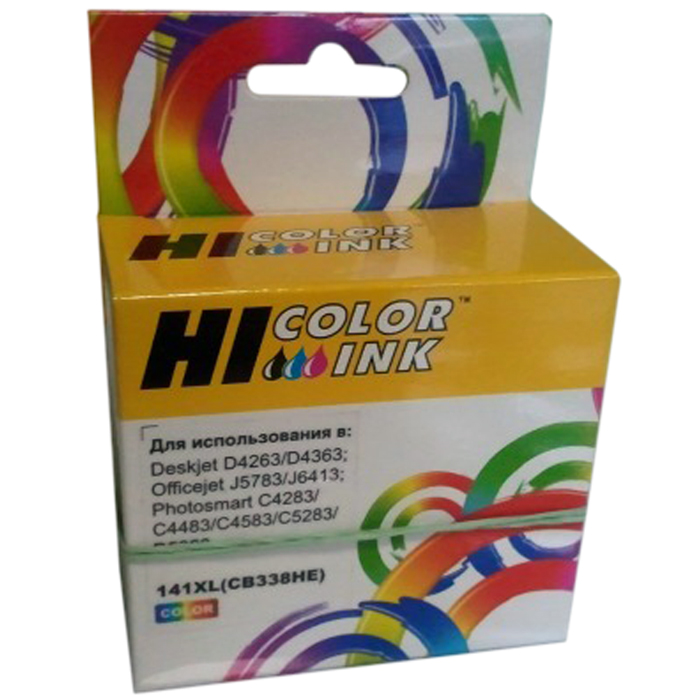 

Картридж струйный Hi-Black HB-CB338HE (141XL/CB338HE), цветной, совместимый, 580 страниц, для HP C4343 / C4283 / C5283 / D5363, Officejet J5783, Deskjet D4263