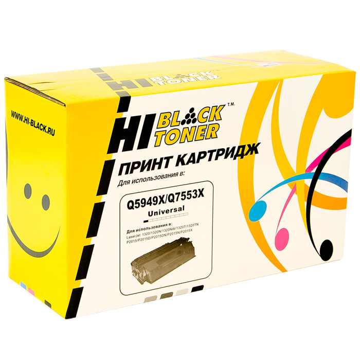 

Картридж лазерный Hi-Black HB-Q5949X/Q7553X (Q5949X/Q7553X), черный, 7000 страниц, совместимый, для LJ P2015 / P2015d / P2015dn / P2015n / P2015x / 1320 / 1320n / 1320nt / 1320nw / 3390 / 3392