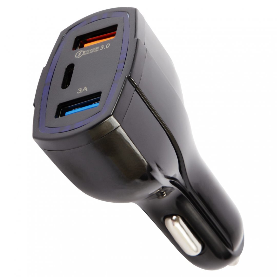 

Автомобильное зарядное устройство Red Line C21, 2xUSB, 1xUSB Type C, 3А, 25 Вт, QC, черный (УТ000029868), C21