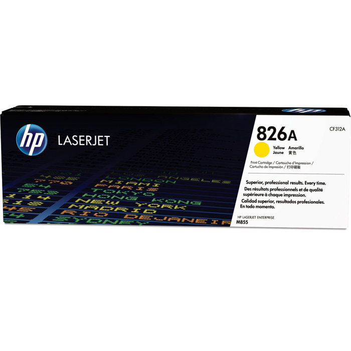 

Картридж лазерный HP 826A/CF312A, желтый, 31500 страниц, оригинальный для Color LaserJet Enterprise M855dn / M855x+ / M855xh, 826A