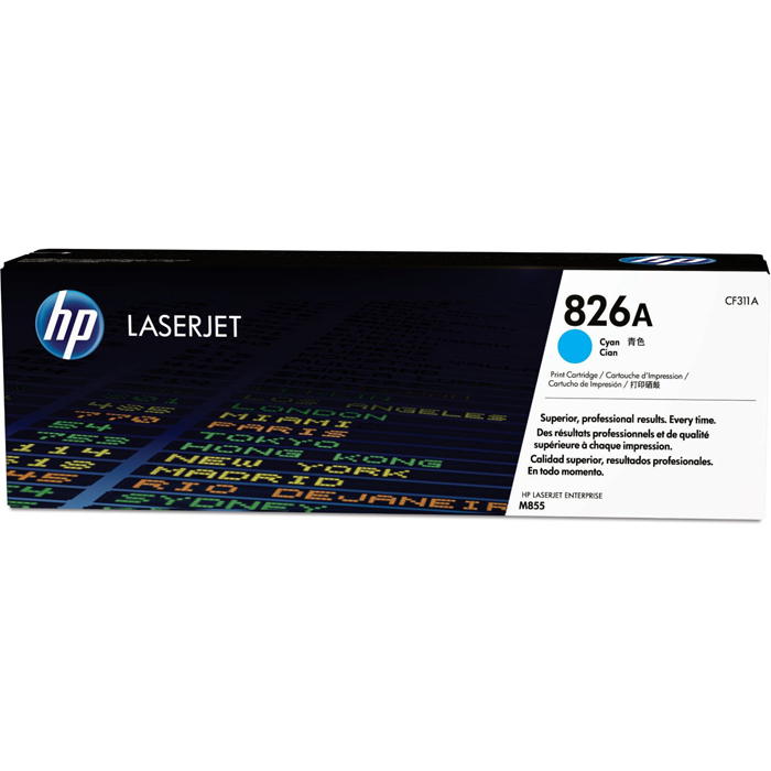 

Картридж лазерный HP 826A/CF311A, голубой, 31500 страниц, оригинальный для Color LaserJet Enterprise M855dn / M855x+ / M855xh, 826A