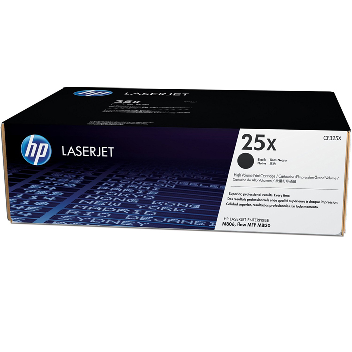 

Картридж лазерный HP 25X/CF325X, черный, 40000 страниц, оригинальный для LaserJet Enterprise M806 / flow MFP M830, 25X
