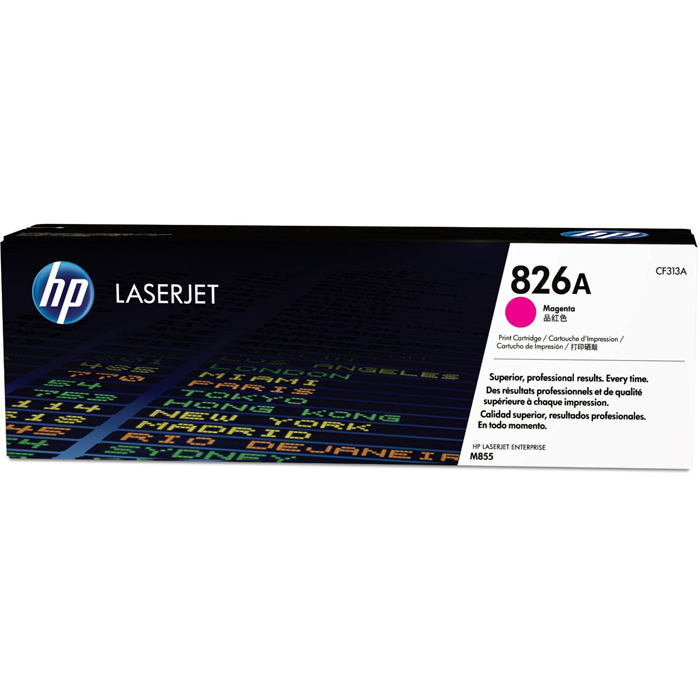 

Картридж лазерный HP 826A/CF313A, пурпурный, 31500 страниц, оригинальный для Color LaserJet Enterprise M855dn / M855x+ / M855xh, 826A