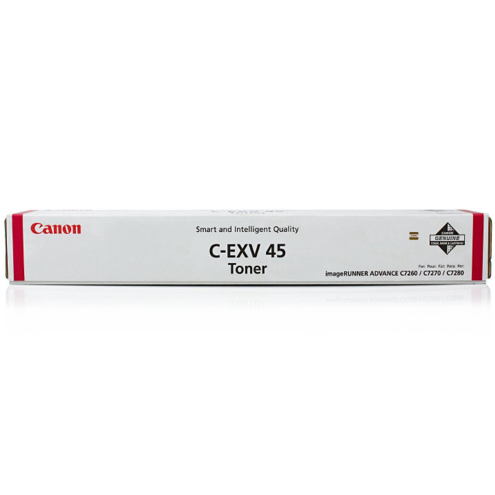 

Картридж лазерный Canon C-EXV45 M/6946B002, пурпурный, 52000 страниц, оригинальный для Canon iR Advance C7200ser / C7260 / C7270 / C7280, C-EXV45 M