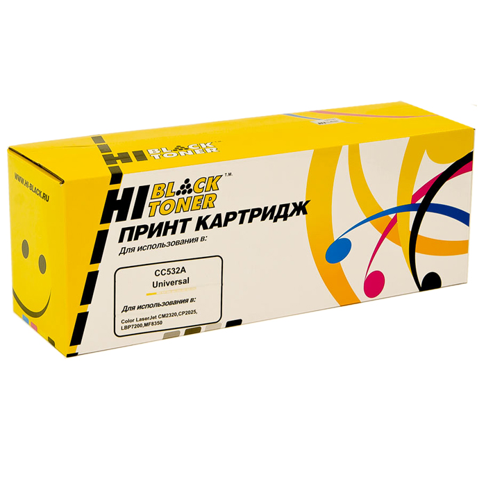 

Картридж лазерный Hi-Black HB-CC532A/№718 (CC532A), желтый, 2800 страниц, совместимый для Color LaserJet CP2025/CM2320nf, i-SENSYS LBP-7200Cdn