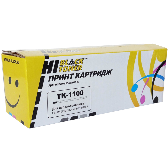 

Картридж лазерный Hi-Black HB-TK-1100 (TK-1100), черный, 2100 страниц, совместимый, для Kyocera FS-1110/1024MFP/1124MFP