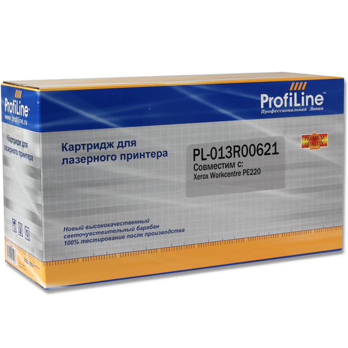 

Картридж лазерный ProfiLine PL-013R00621 (013R00621), черный, 3000 страниц, совместимый для Xerox WC PE 220