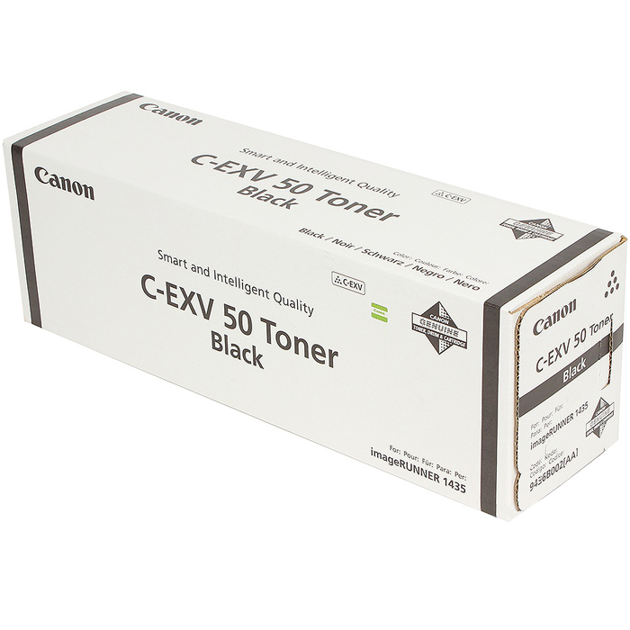 

Картридж лазерный Canon C-EXV50/9436B002, черный, 17600 страниц, оригинальный для Canon IR1435 / 1435i / 1435iF, C-EXV50