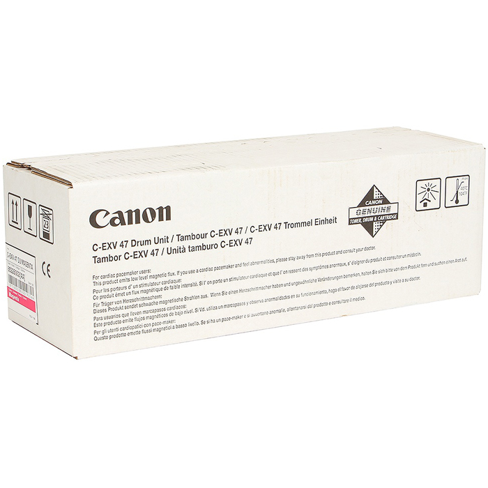 

Драм-картридж (фотобарабан) Canon C-EXV47M/8522B002AA, 33000, оригинальный, для Canon imageRUNNER ADVANCE С250 / С350 / С351, C-EXV47M