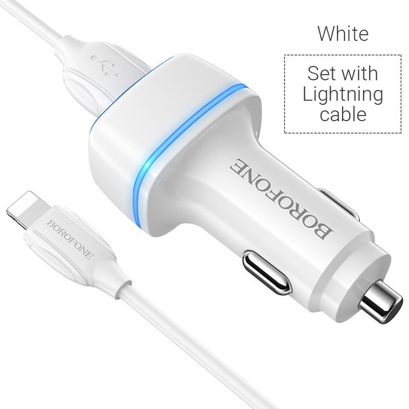 Автомобильное зарядное устройство Borofone Max BZ14, 2xUSB