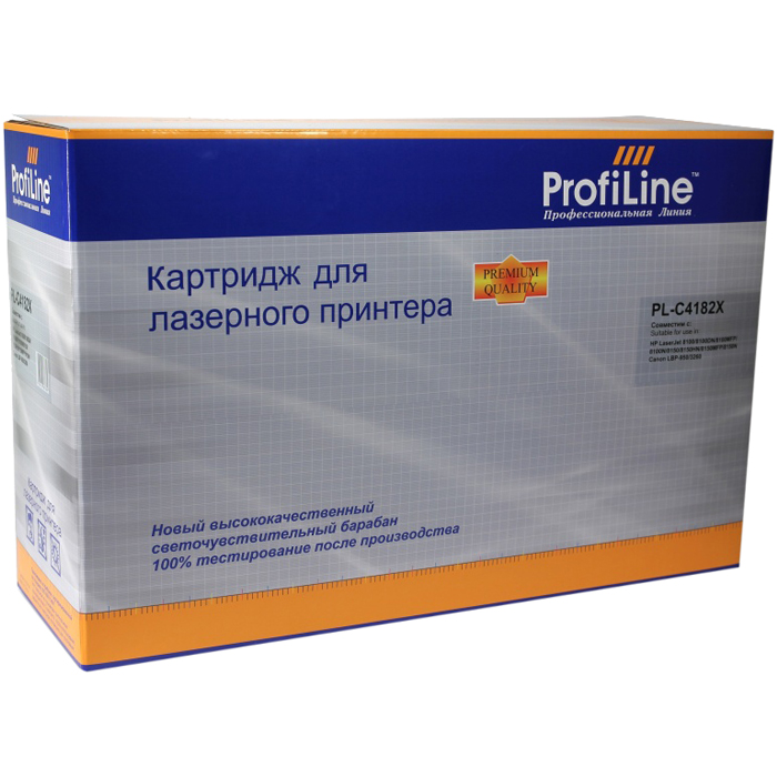 

Картридж ProfiLine PL-C4182X для LJ 8100DN/8100MFP/8100N/8150/8150HN/8150MFP/8150N (20000стр), Черный