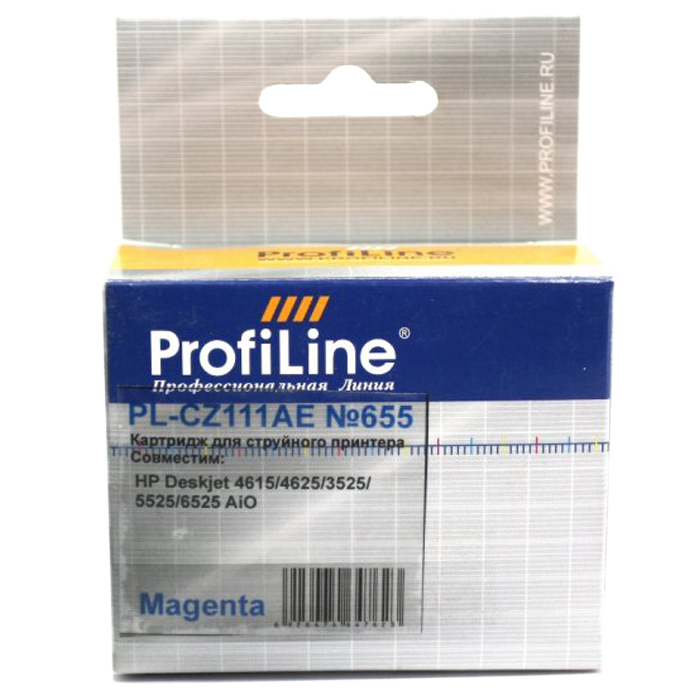 

Картридж струйный ProfiLine PL-CZ111AE (CZ111AE/CZ111AE), пурпурный, совместимый, 600 страниц, для HP DJ 4615/4625/3525/5525/6525 AiO