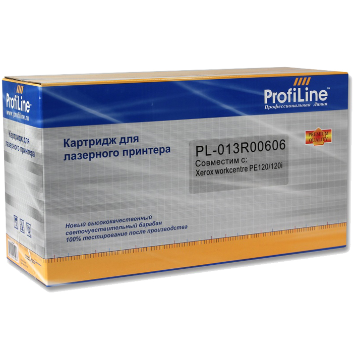 

Картридж ProfiLine PL-013R00606 для принтеров Rank Xerox WC PE 120/PE120i 5000 копий, Черный