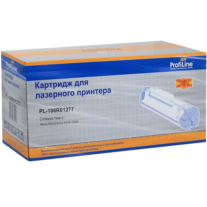 

Тонер-картридж ProfiLine PL-106R01277 для Rank Xerox WorkCentre 5016/5020 (6300стр), Черный