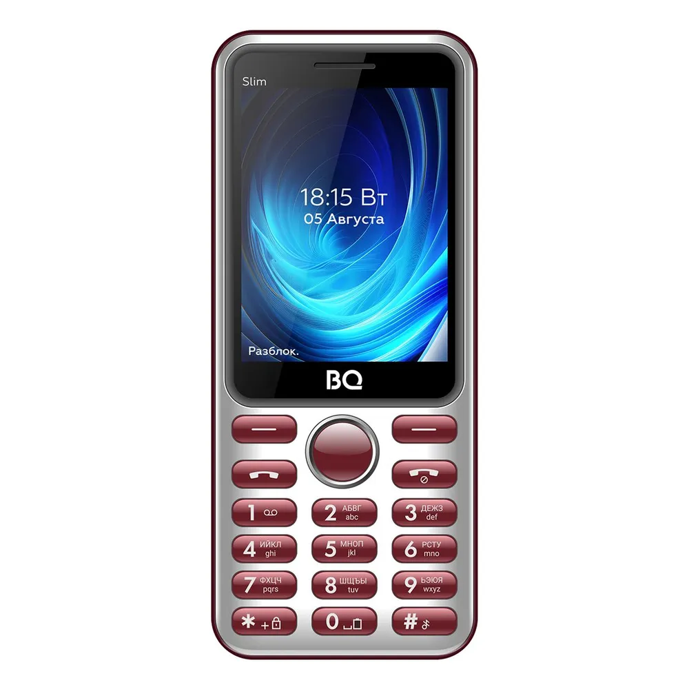 

Мобильный телефон BQ Slim, 2.8" 320x240 TFT, 32Mb RAM, 32Mb, BT, 1xCam, 2-Sim, 1000 мА·ч, USB Type-C, красный (2833), Slim