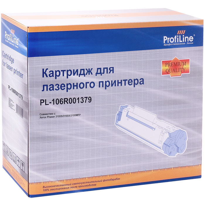 

Картридж ProfiLine PL-106R01379 для принтеров Rank Xerox Phaser 3100H/3100X/3100MFP High volume 4000 копий, Черный