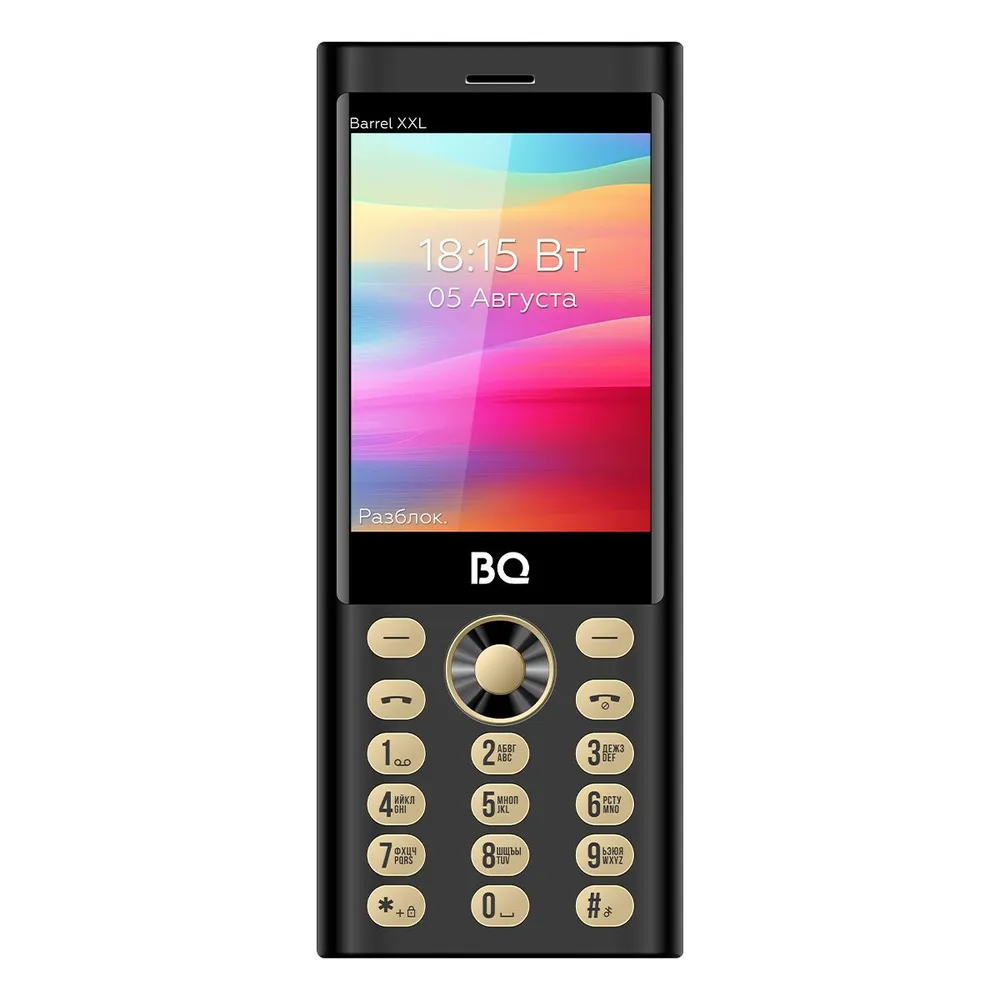 

Мобильный телефон BQ Barrel XXL, 3.5" 320x240 TFT, 32Mb RAM, 32Mb, BT, 1xCam, 2-Sim, 1700 мА·ч, USB Type-C, черный/серебристый (3598), Barrel XXL
