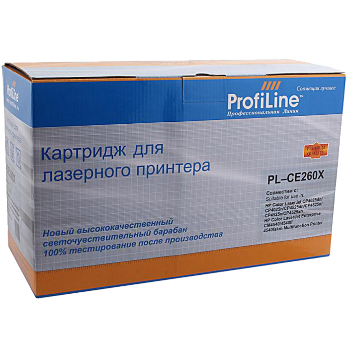 

Картридж лазерный ProfiLine PL-CE260X (№649X/CE260X), черный, 17000 страниц, совместимый для CLJ CP4525DN/CP4525N/CP4525XH Black