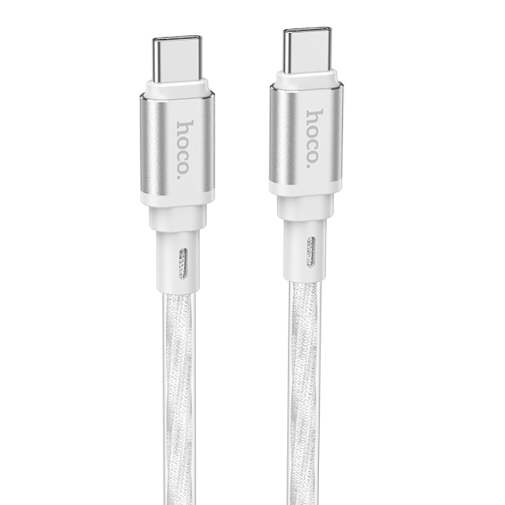 

Кабель USB Type-C-USB Type-C, 3А, 1 м, серебристый, HOCO X98, X98