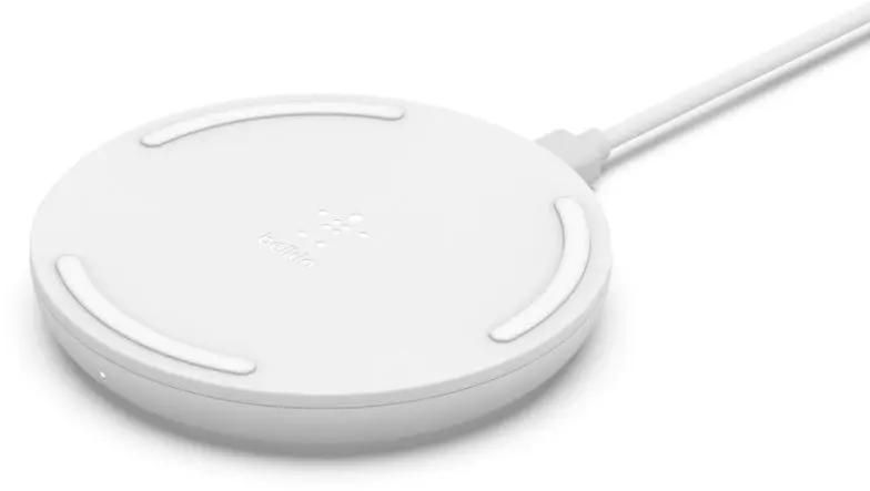 Беспроводное зарядное устройство Belkin WIA001BTWH, 10 Вт, 1А, универсальное, белый (WIA001BTWH)