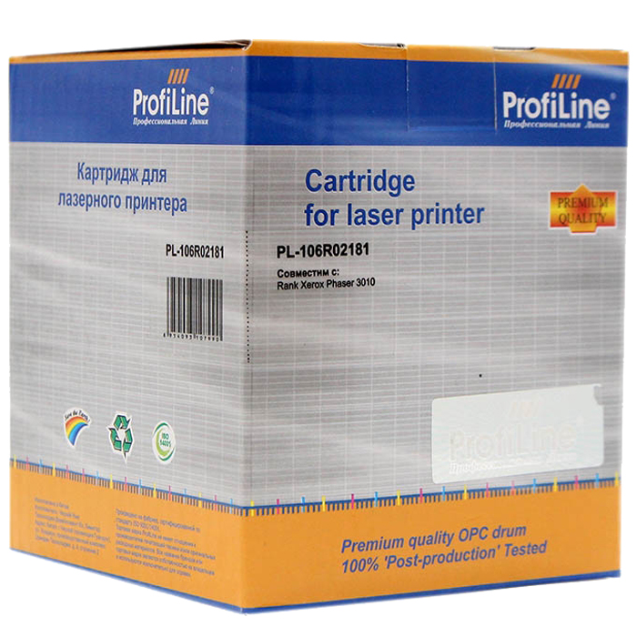 

Картридж ProfiLine PL-106R02181 для Rank Xerox Phaser 3010/3040/WC 3045 (1000 копий), Черный