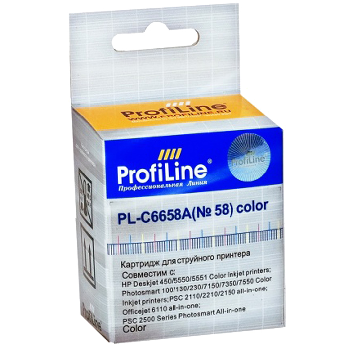 

Картридж струйный ProfiLine PL-C6658A (C6658A), черный, совместимый, 140 фото, для DJ 450/2400/5550/7150/7350/7550/PSC/1110/OJ 4105/Fax 1240