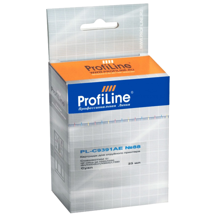 Картридж ProfiLine PL-C9391AE, совместимый, голубой, 1700 страниц
