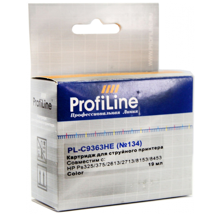 

Картридж ProfiLine PL-C9363HE №134 для PS325/375/2613/2713/8153/8453/7103 Color, Цветной