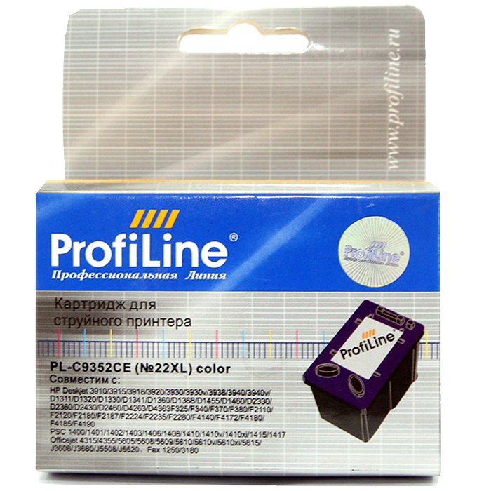 

Картридж ProfiLine PL-C9352CE №22XL для DJ 3920/3940/PSC1410 Color