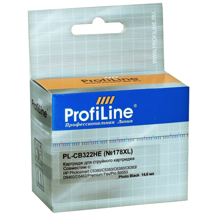 

Картридж струйный ProfiLine PL-CB322HE (CB322HE/CB322HE), черный, совместимый, для HP C5380/C5383/C6380/C6383/D5460/D5463/Premium Fax/Pro B8553