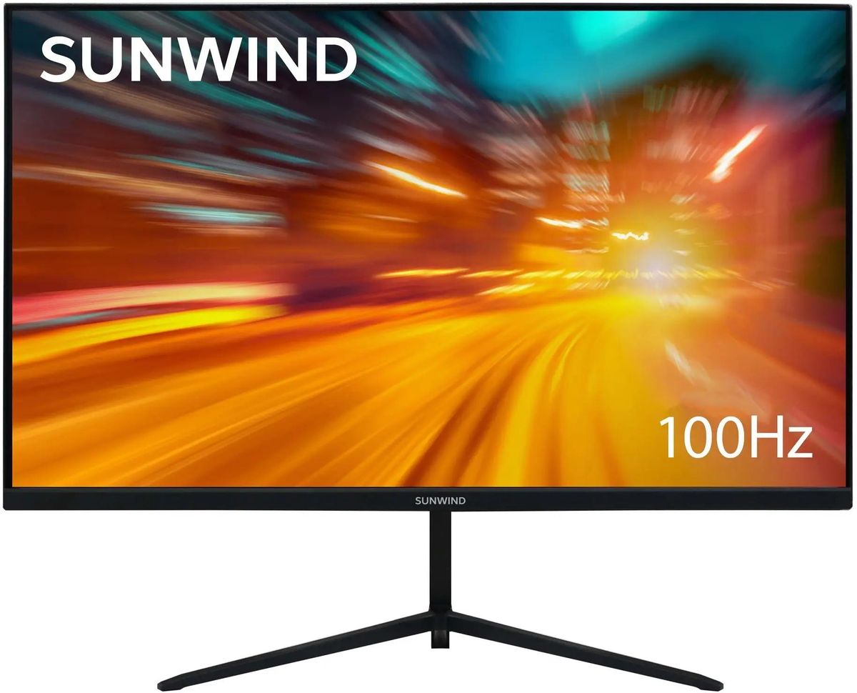 Монитор 23.8" Sunwind SM-24FV222 черный