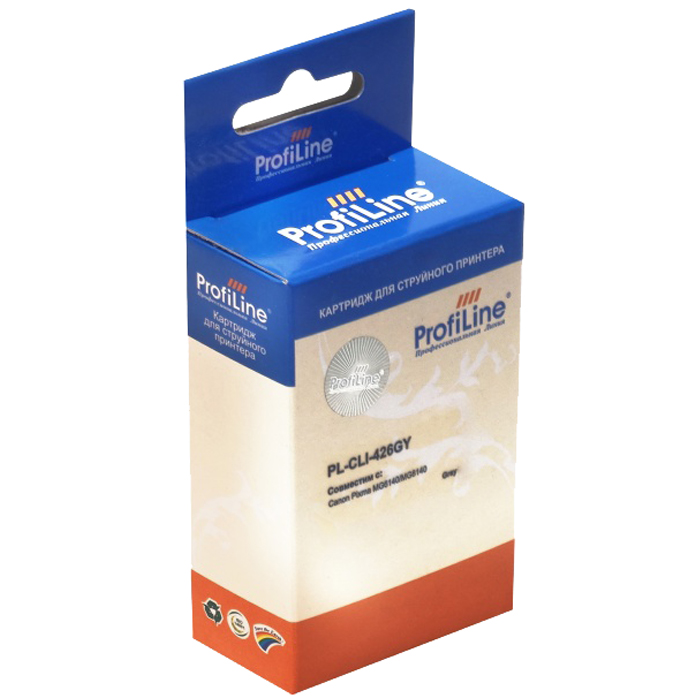

Картридж струйный ProfiLine PL-CLI-426GY, серый, совместимый, 1395 страниц, для Canon MG6140/MG8140