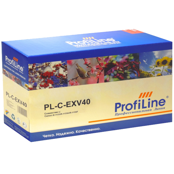 

Тонер-картридж ProfiLine PL-C-EXV40 для Canon iR-1133/iR-1133A/iR-1133iF (6000 копий), Черный