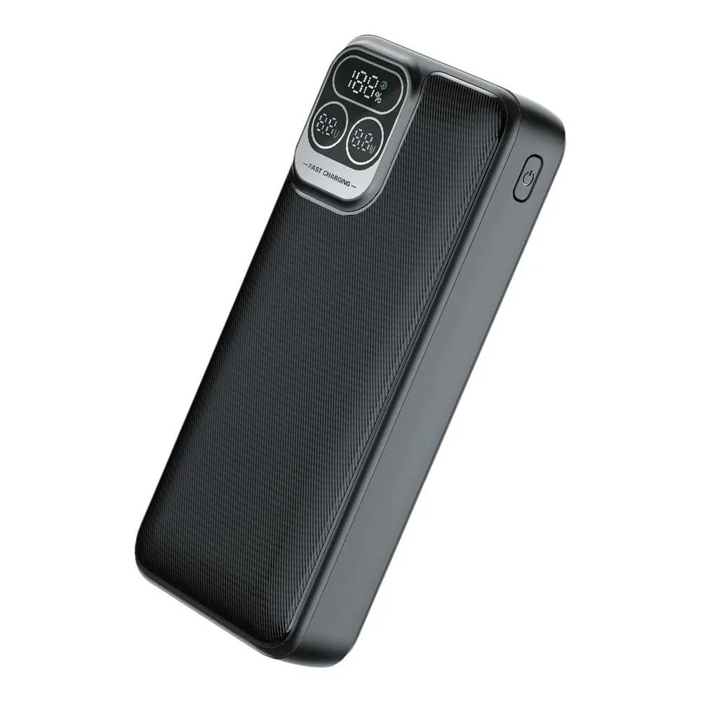 

Портативный аккумулятор (Powerbank) Perfeo Atomic Age, 20000 мА·ч, 2xUSB, 5А, Type-C, QC, PD, черный (PF_E1476), Atomic Age