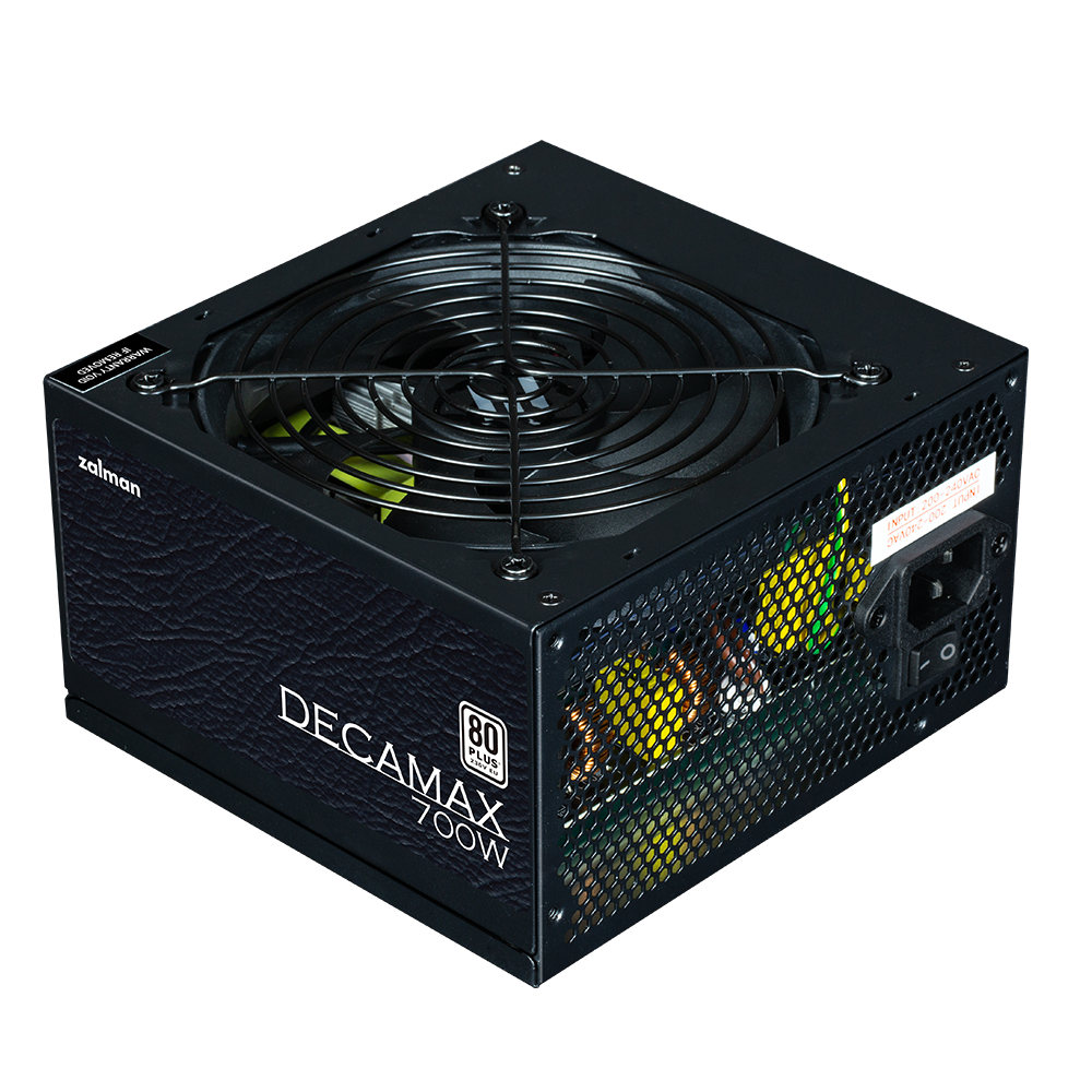 Блок питания 700 Вт, Zalman Decamax ZM700-LX3, 120 мм 80 Plus