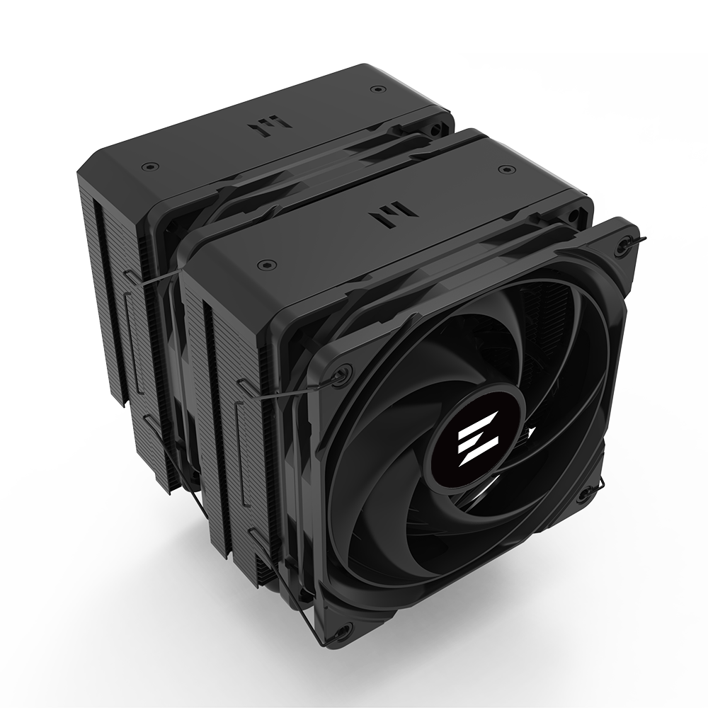 Кулер для процессора Zalman CNPS14X DUO BLACK для Socket/115x/1200/1700/1851/AM4/AM5, 120 мм, 2000rpm, 29.7 дБА, 270 Вт, 4-pin PWM, Al+Cu (CNPS14X DUO BLACK)