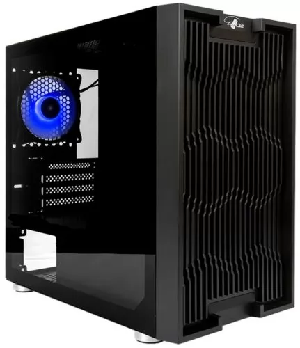 Корпус Eurocase M07, mATX, Mini-Tower, 2xUSB 3.0, RGB подсветка, черный, без БП (00-01003410)